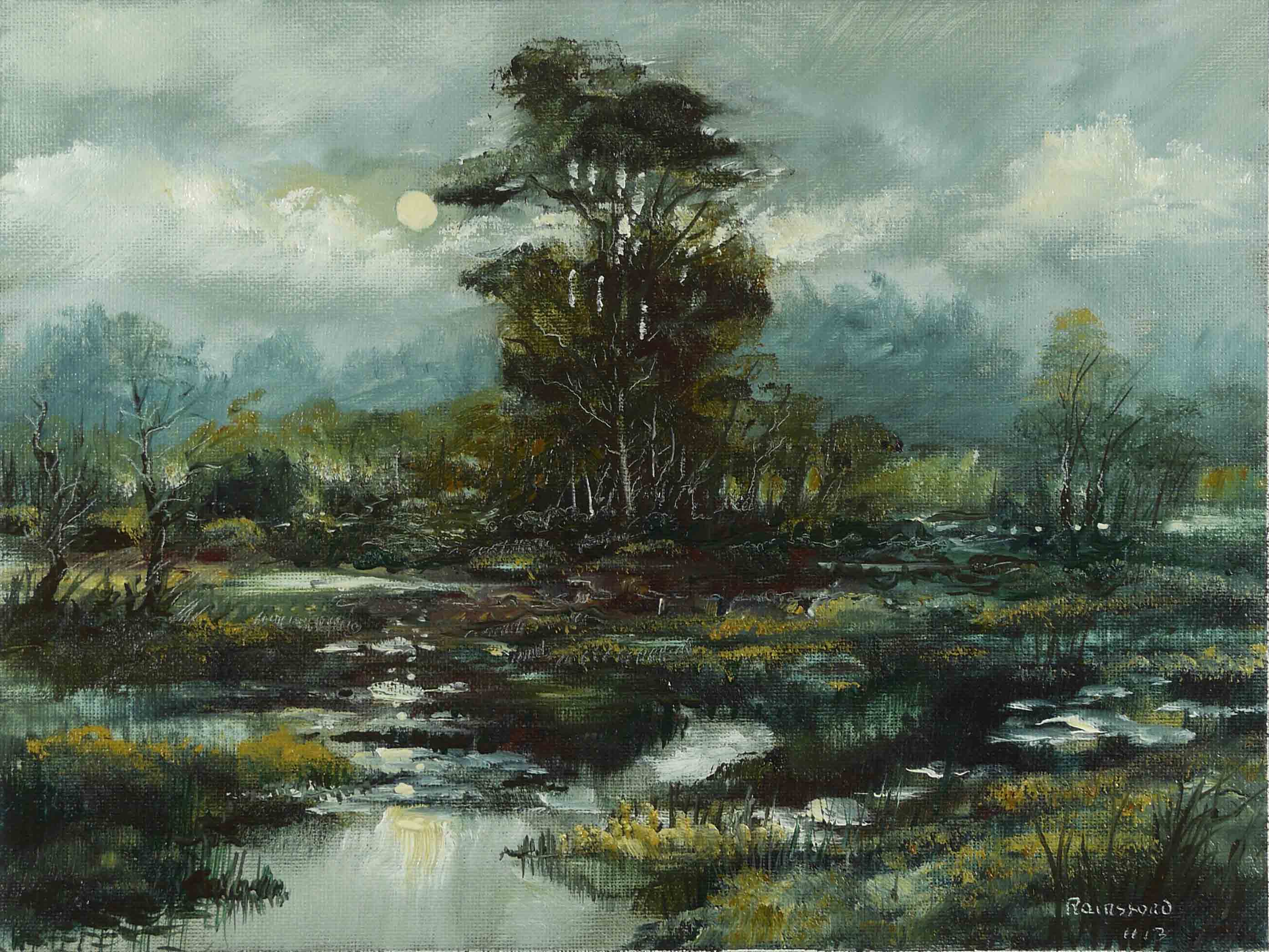 2787x2091 Winter Evergreen Time Lapse Painting Pictures - Evergreen Painting