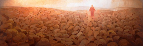 580x187 Every Knee Wil Bow Daily Dose - Every Knee Shall Bow Painting