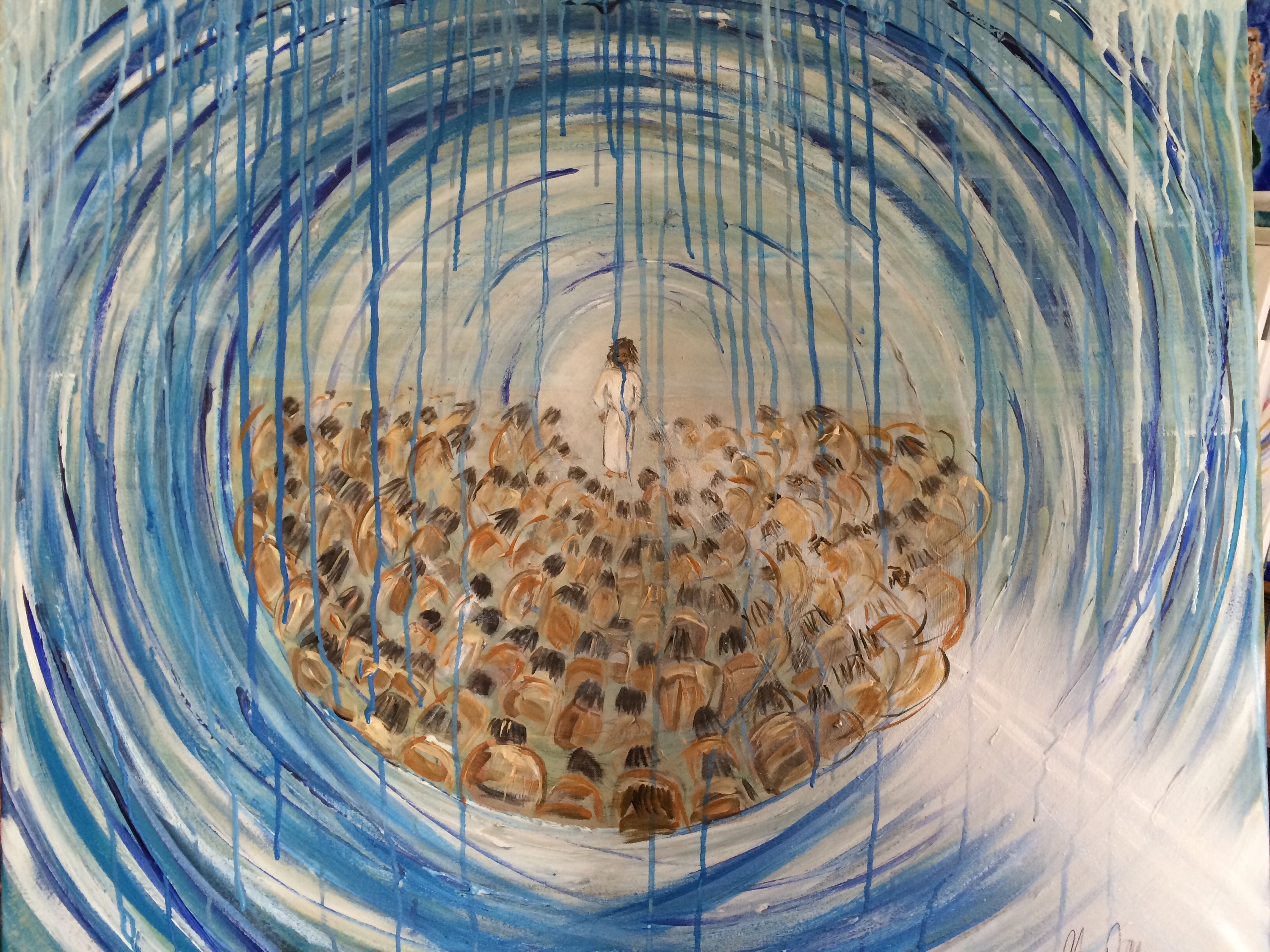 3000x2250 Every Knee Shall Be The Light - Every Knee Shall Bow Painting