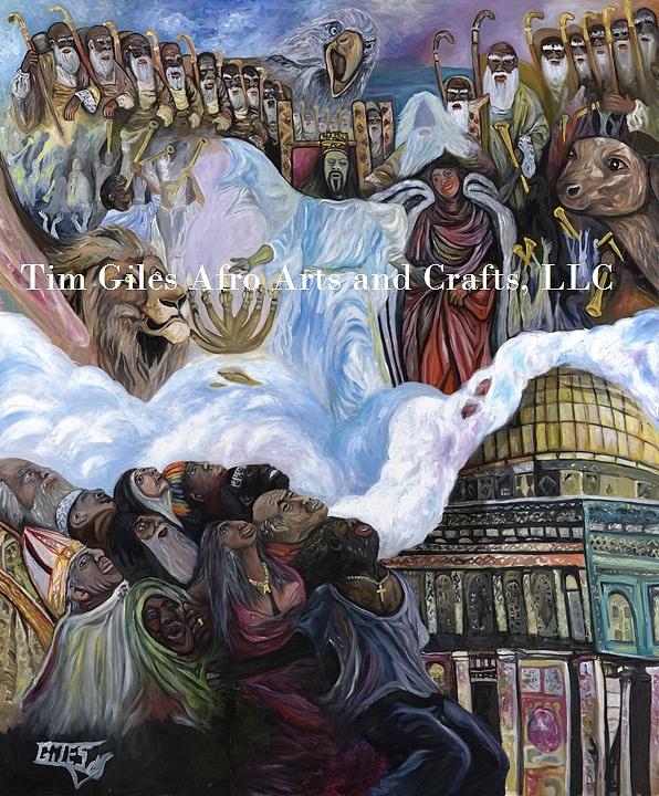 596x720 Every Knee Shall Bow Painting By Timothy Giles - Every Knee Shall Bow Painting