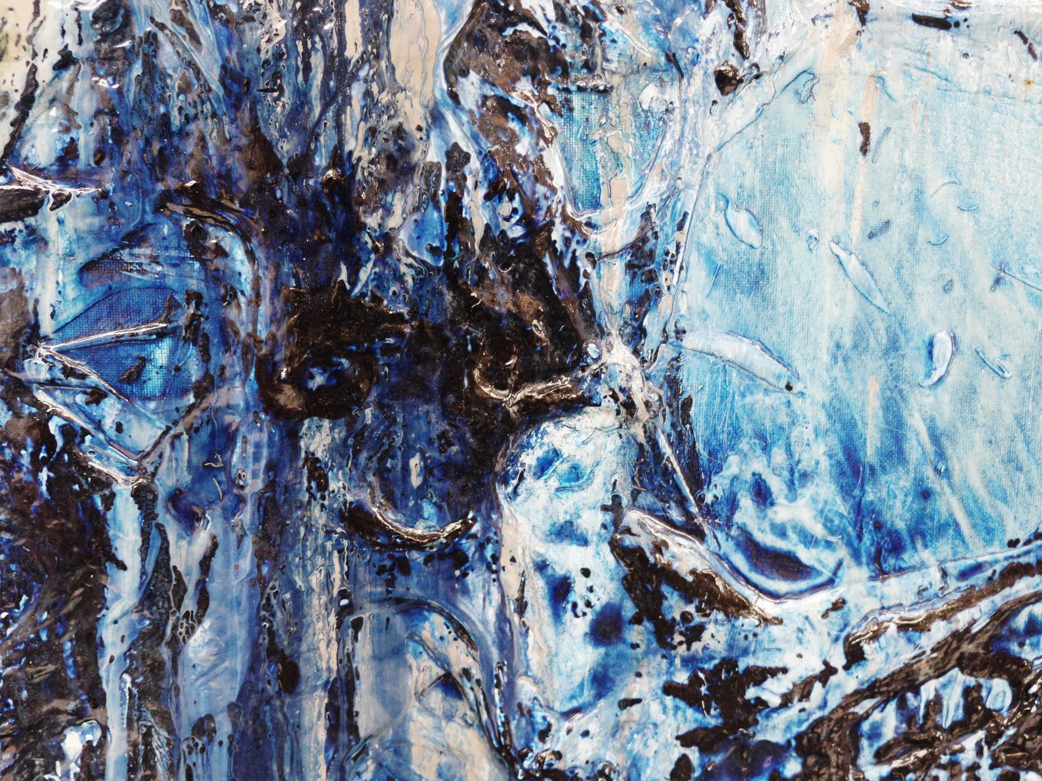 2048x1536 Everything Is Blue 120cm X 150cm Blue Abstract Painting (Sold) - Everything Painting
