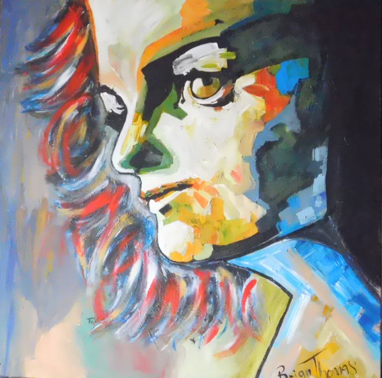 770x762 Saatchi Art I See Everything Painting By Brian Thomas - Everything Painting