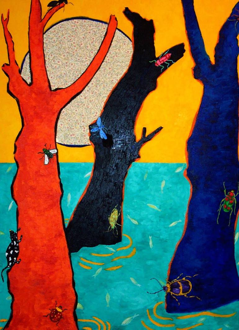 770x1063 Saatchi Art Everything Is Nothing Painting By Robert Lambert - Everything Painting