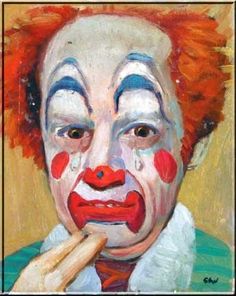 Evil Clown Painting