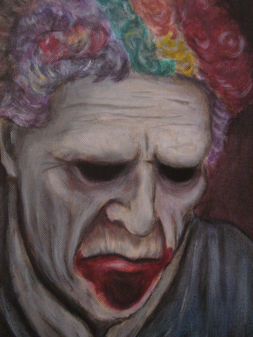 960x1280 Finished The Evil Clown Painting! The Moriarty Gore Home - Evil Clown Painting