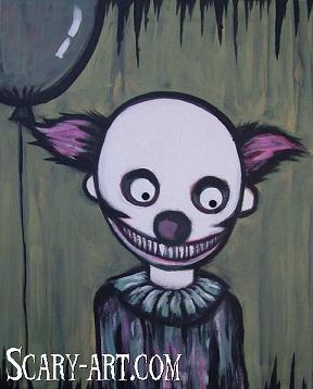 288x358 Barter Sauce - Evil Clown Painting