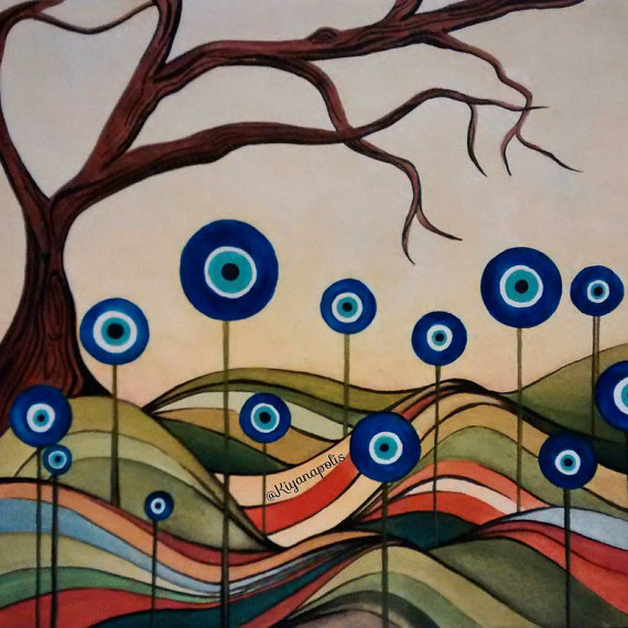 Evil Eye Painting