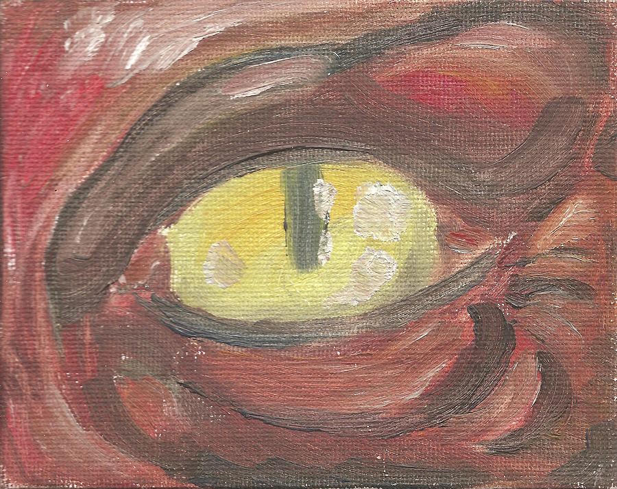 900x713 Evil Eye Painting By Jeffrey Oleniacz - Evil Eye Painting