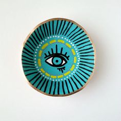 236x236 Evil Eye Painting On Canvas With Jewels Bihadesigns - Evil Eye Painting