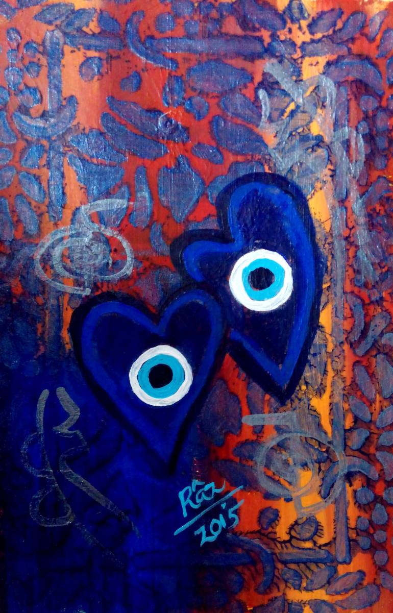 770x1201 Saatchi Art Evil Eye Cure Sold Painting By Rizwana A Mundewadi - Evil Eye Painting