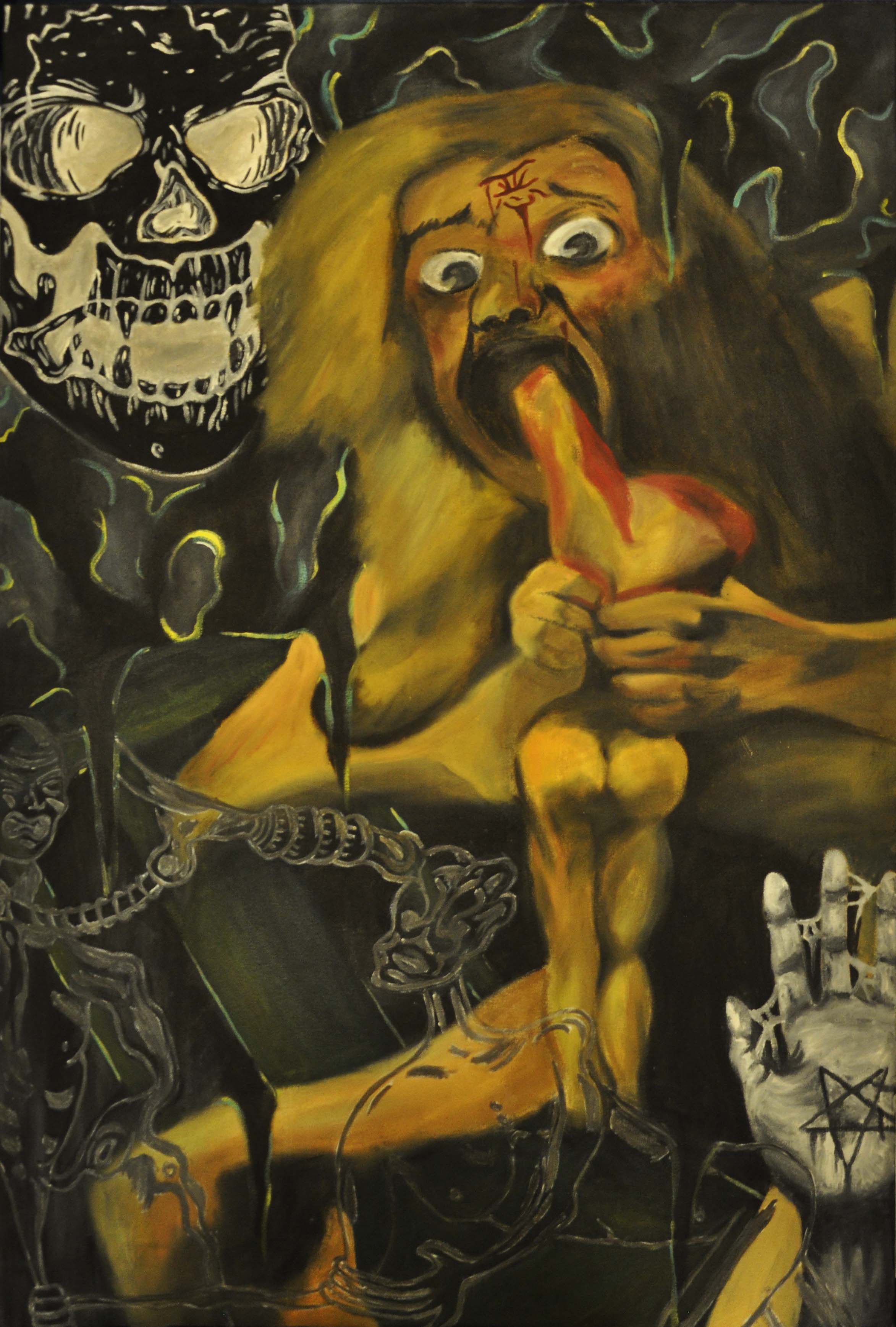 2346x3474 Evil Painting (Relate To Religion) - Evil Painting