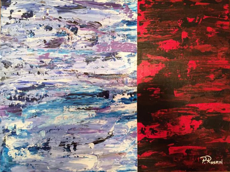 770x574 Saatchi Art Good Vs. Evil Painting By Paul Ruskin - Evil Painting