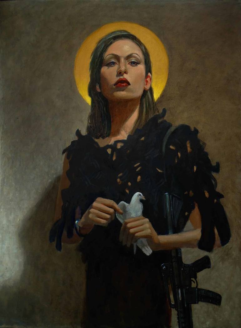 770x1047 Saatchi Art Deliver Us From Evil Painting By Michael Foulkrod - Evil Painting