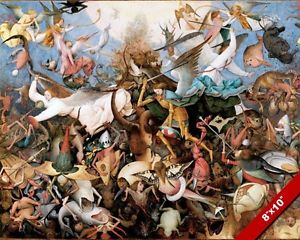 300x240 The Great War In Heaven Good Vs Evil Painting Bible Christian Art - Evil Painting
