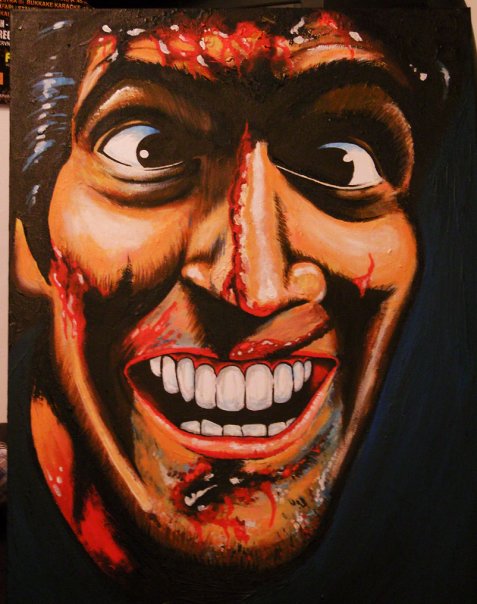 477x604 Evil Dead 2 Painting By Rachelrocks - Evil Painting