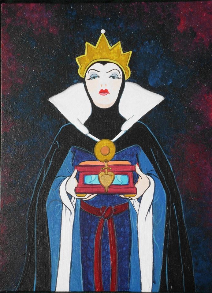 693x957 Evil Queen Grimhilde From Snow White Evil Queen - Evil Queen Painting