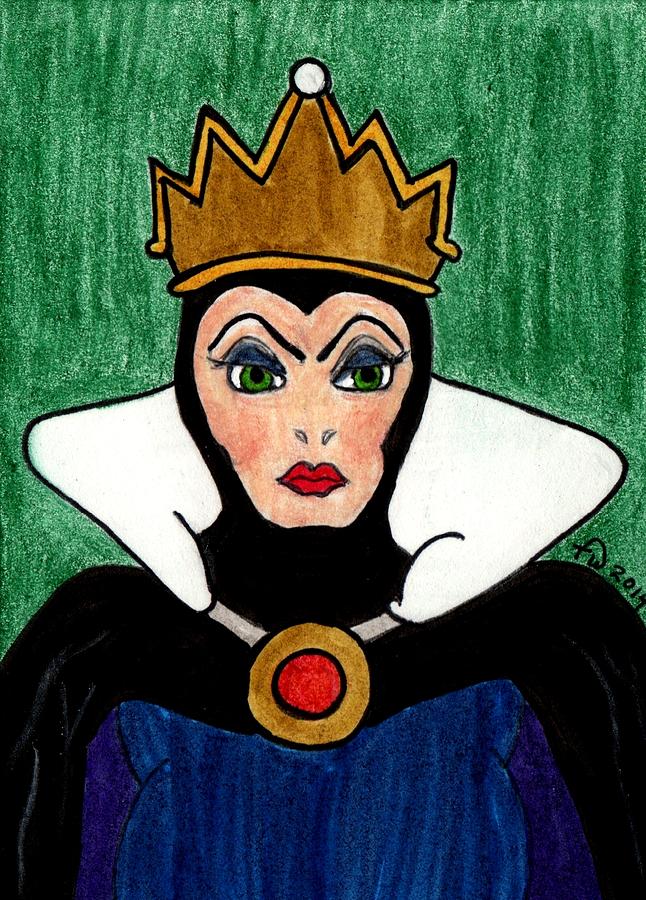 646x900 Evil Queen Painting By Tambra Wilcox - Evil Queen Painting
