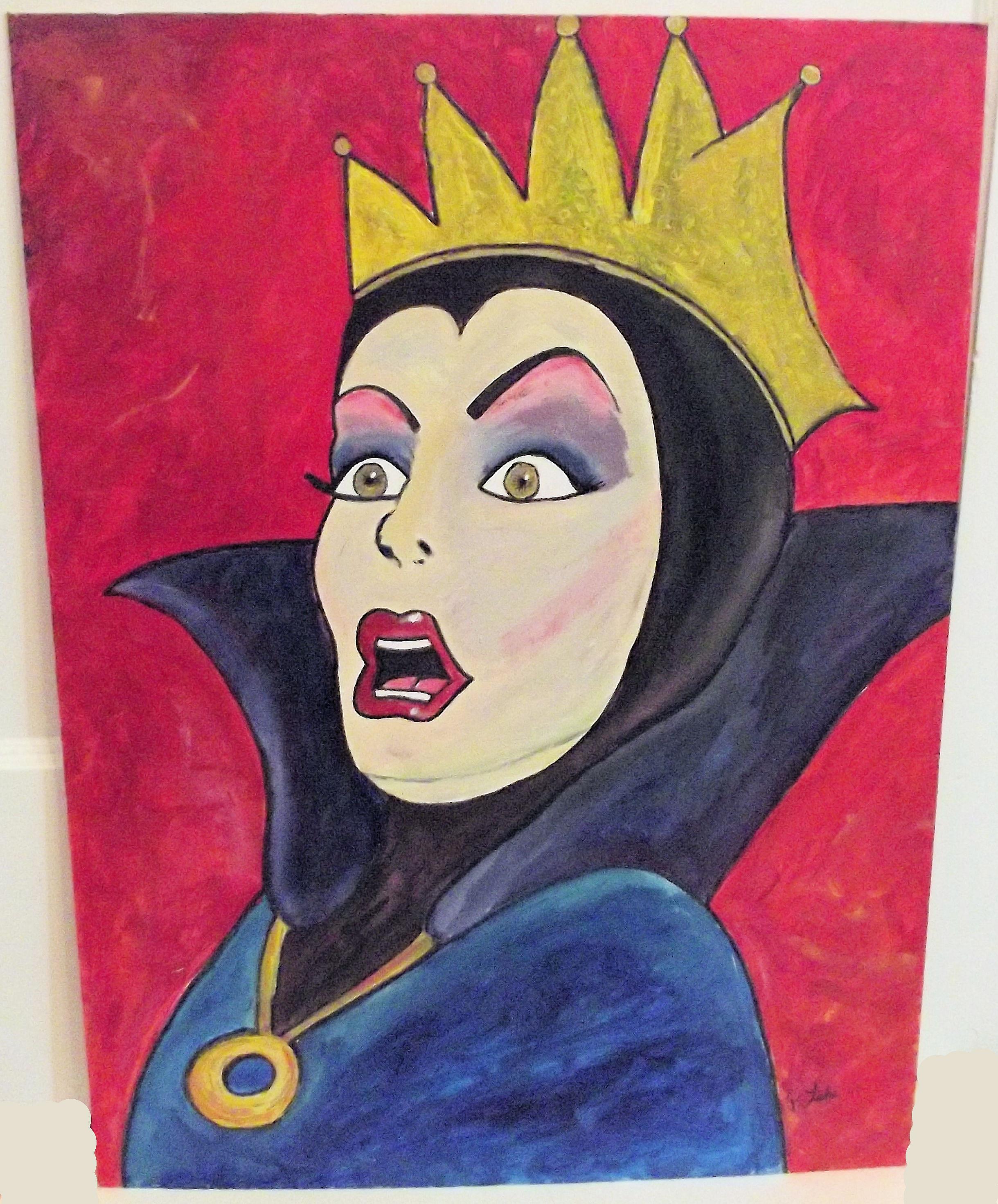 2439x2943 Evil Queen Surprise - Evil Queen Painting