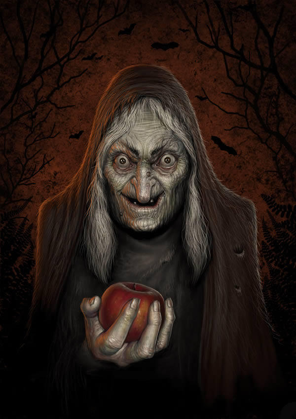 600x849 Create An Evil Queen In Photoshop - Evil Queen Painting