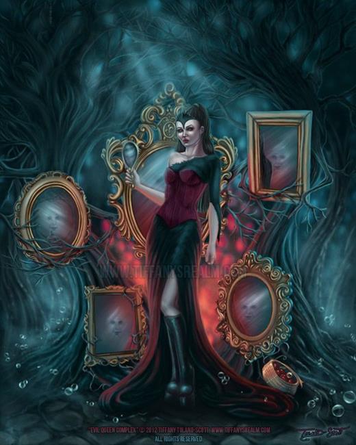 520x650 Private Profile Page - Evil Queen Painting