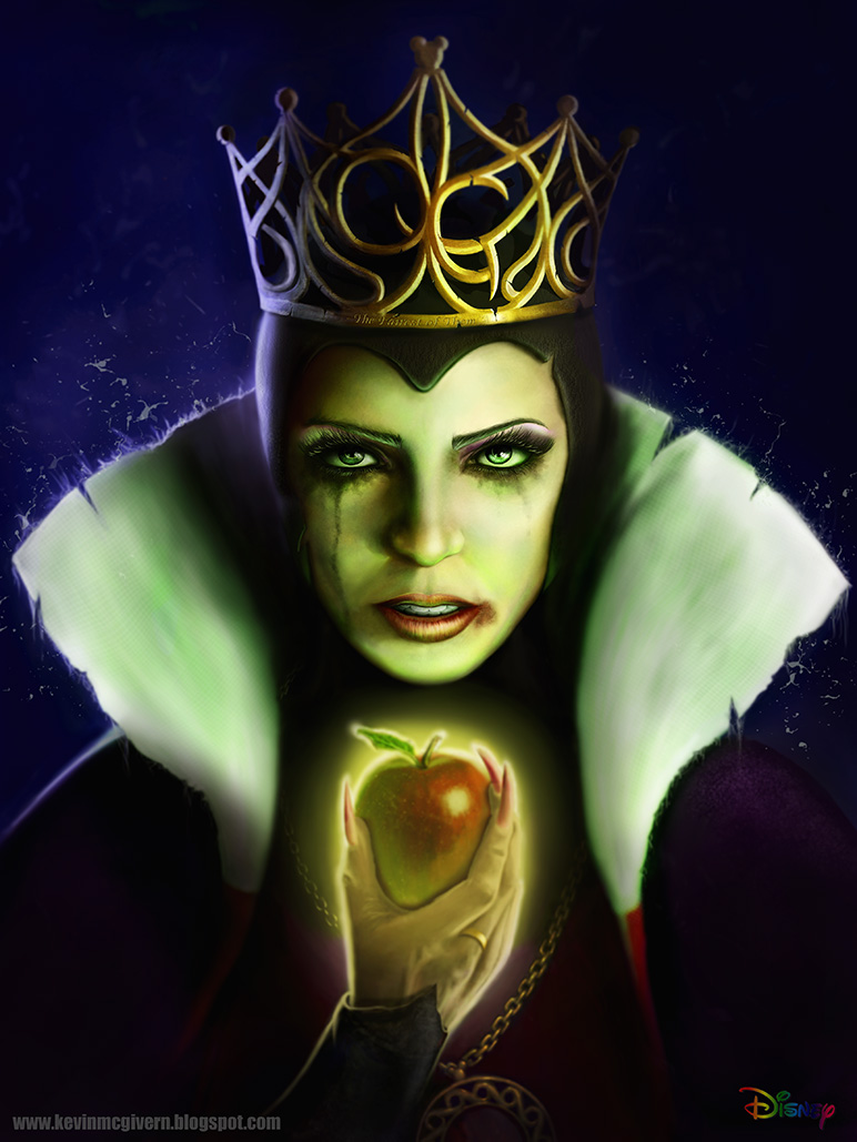 772x1029 Snow White Evil Queen Re Designed By Kevmcgivernart - Evil Queen Painting