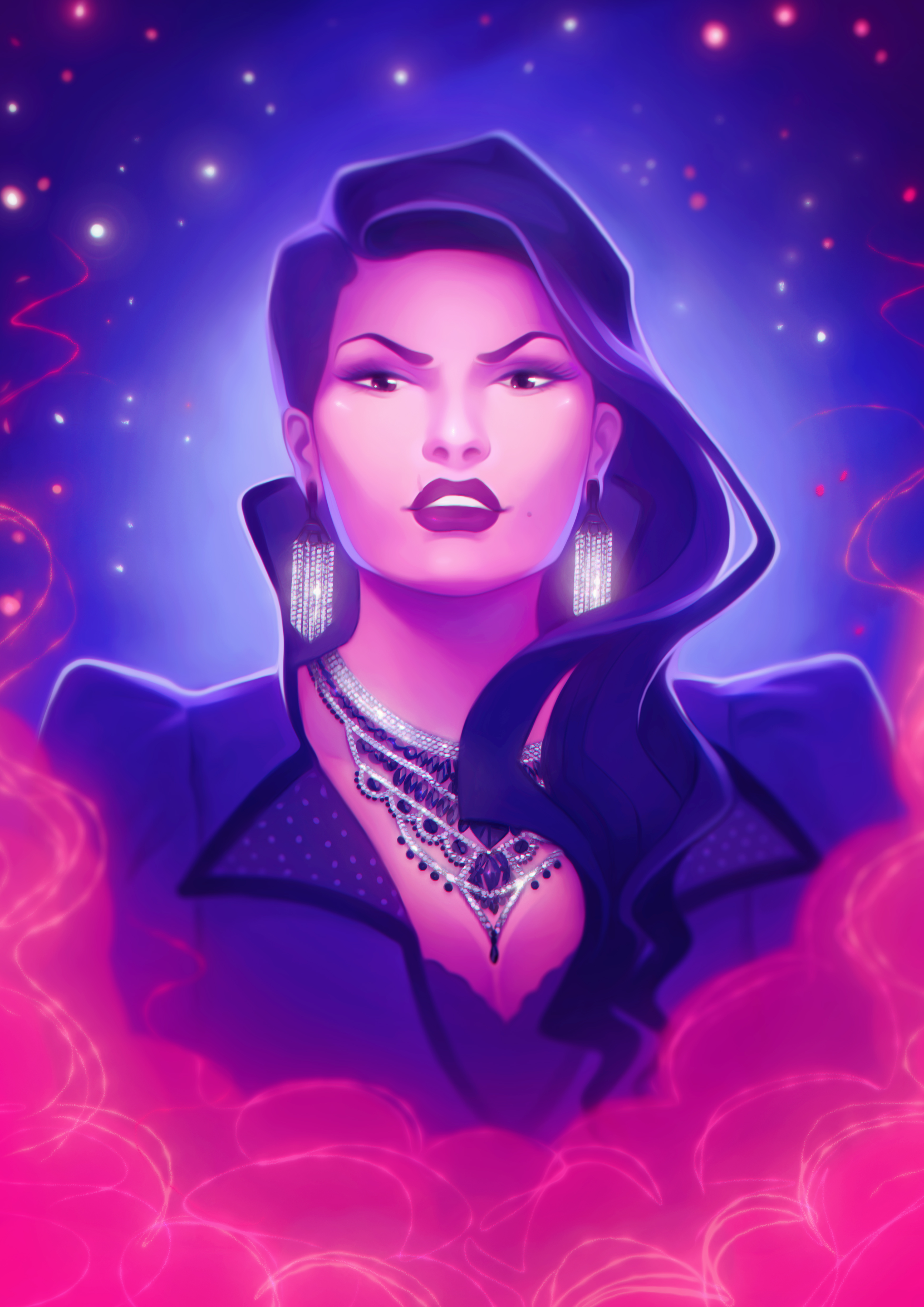 3508x4961 The Evil Queen By Feyrah - Evil Queen Painting
