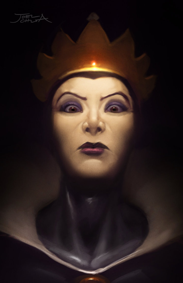 720x1111 The Evil Queen By Joelchua - Evil Queen Painting