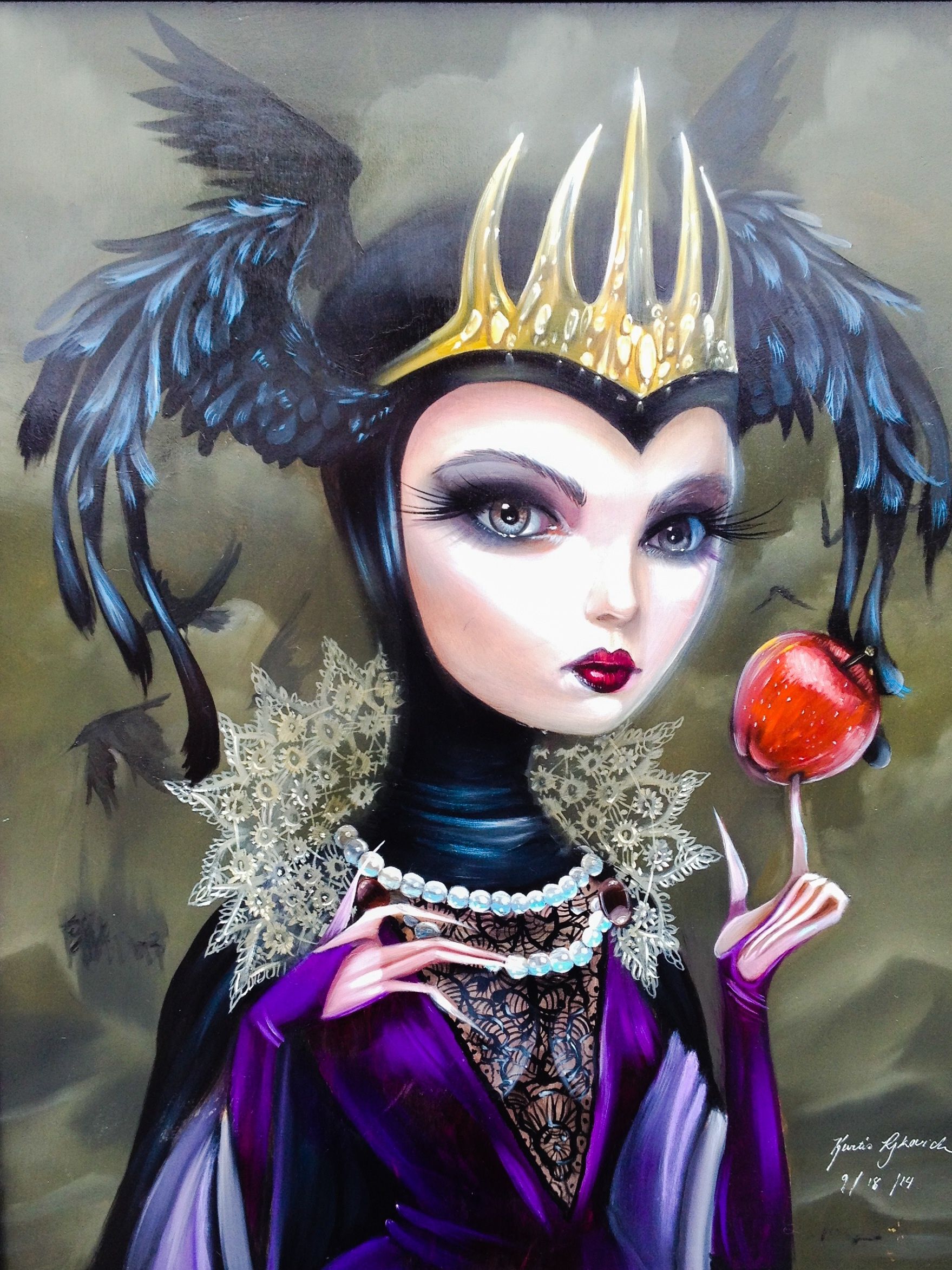 1759x2345 The Evil Queen - Evil Queen Painting
