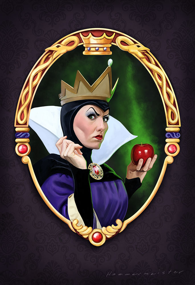 684x1000 Evil Queen Mark Hammermeister - Evil Queen Painting