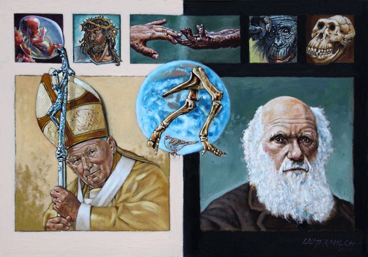 720x502 Faith And Evolution - Evolution Of Painting