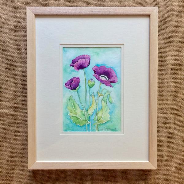 600x600 Purple Poppy Evolution - Evolution Of Painting