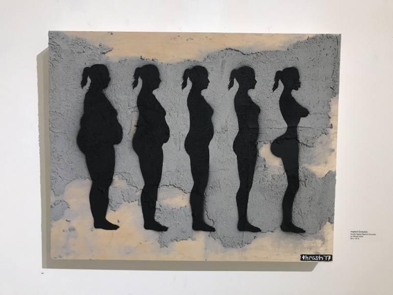 770x578 Saatchi Art Implant Evolution Painting By Thrashbird Art - Evolution Of Painting