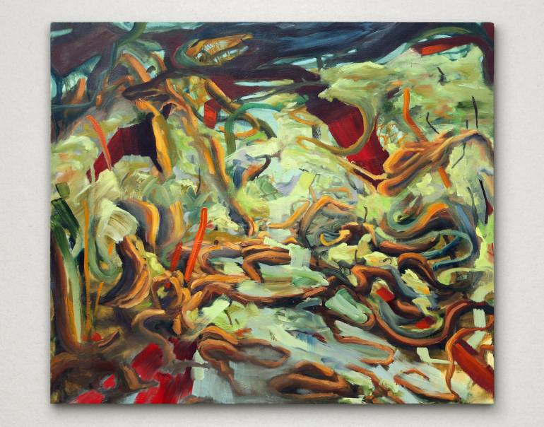 770x604 Saatchi Art When Evolution Painting By Michael Nauert - Evolution Of Painting