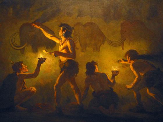 560x420 Painting A New Picture Of Human Evolution Science Buzz - Evolution Painting