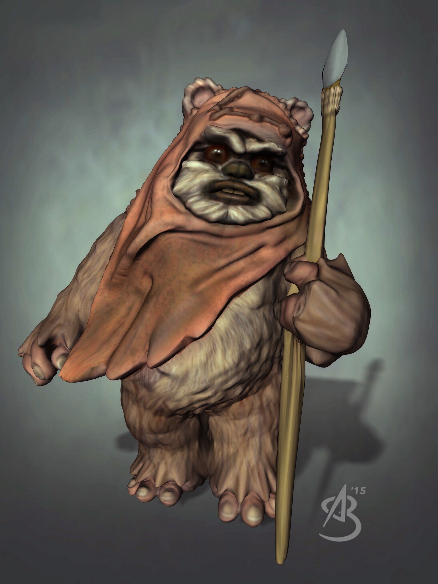 Ewok paintings search result at PaintingValley.com