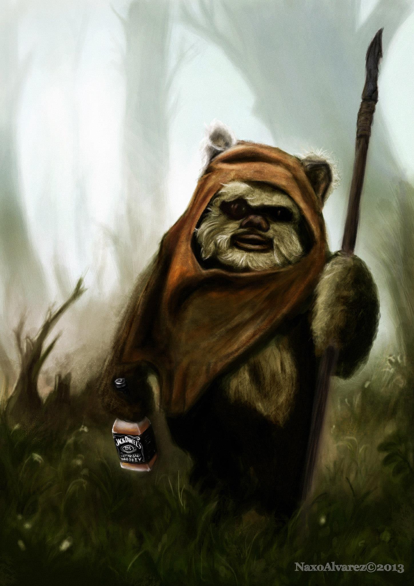 1448x2048 Ewok Naxo - Ewok Painting