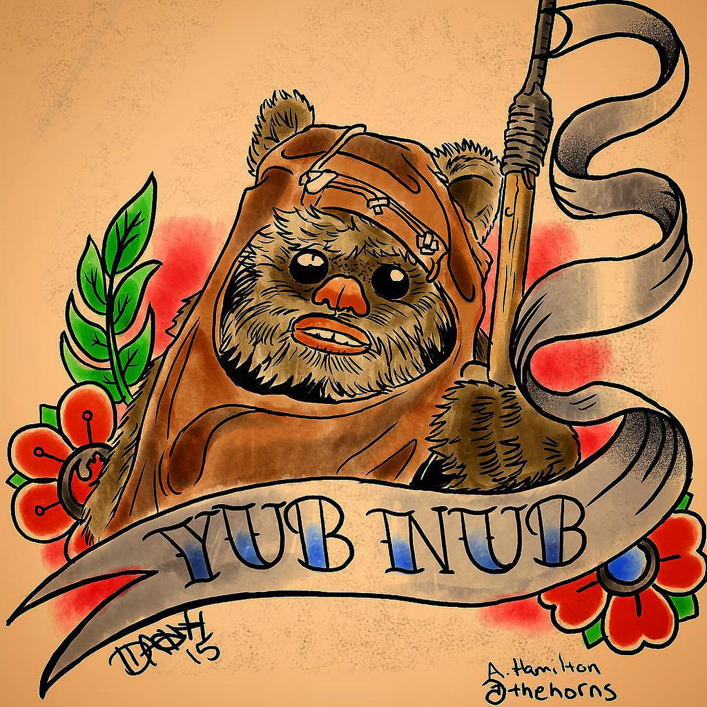 1024x1024 Heard This Was The Bad Guy In The New Star Wars Movie So - Ewok Painting