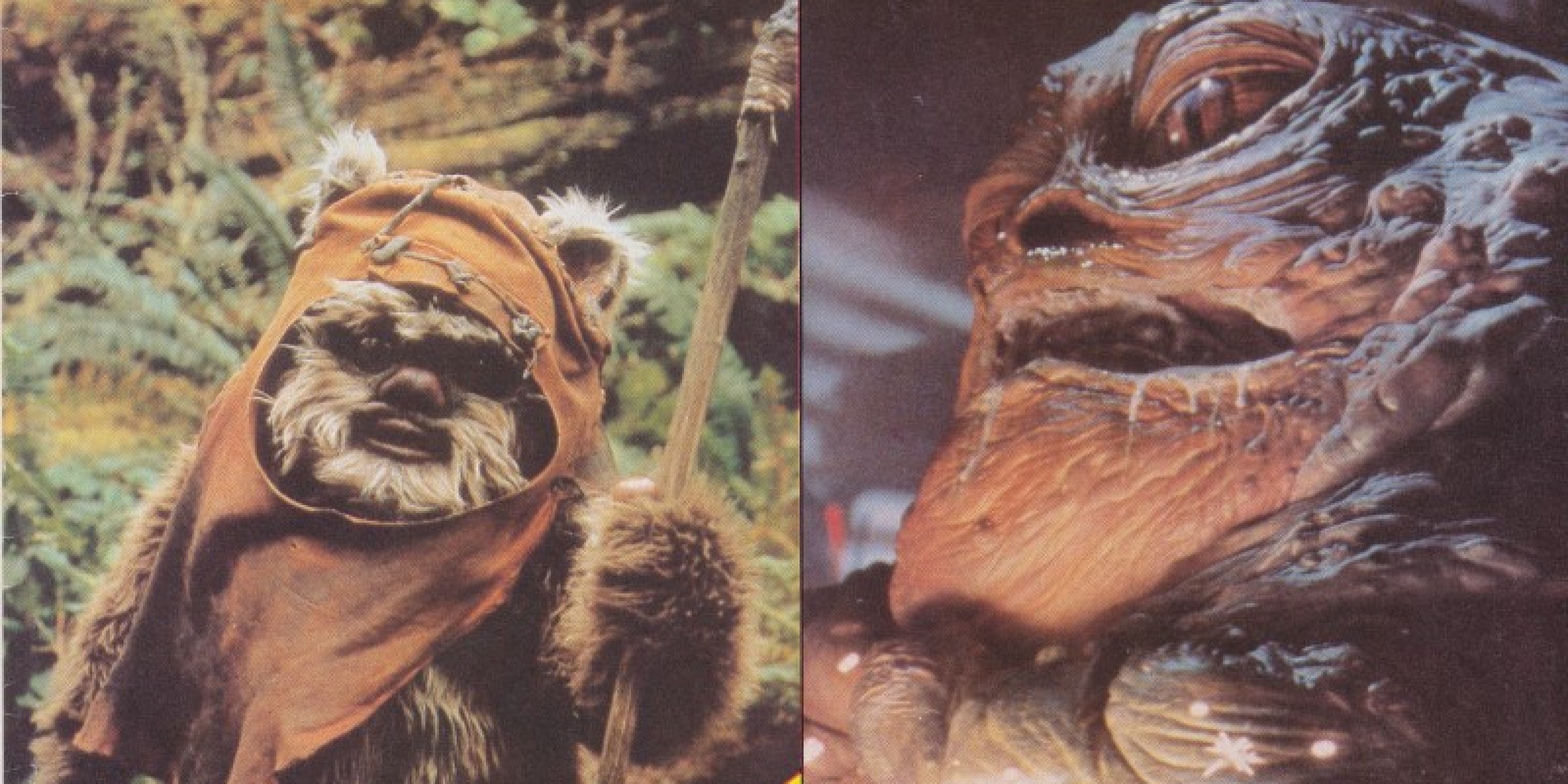 2400x1200 Return Of The Jedi Poster Magazine - Ewok Painting