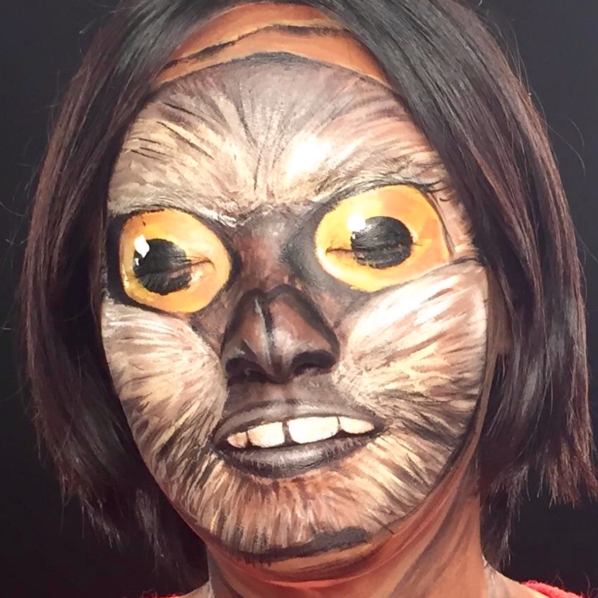 857x857 Face Painting. - Ewok Painting