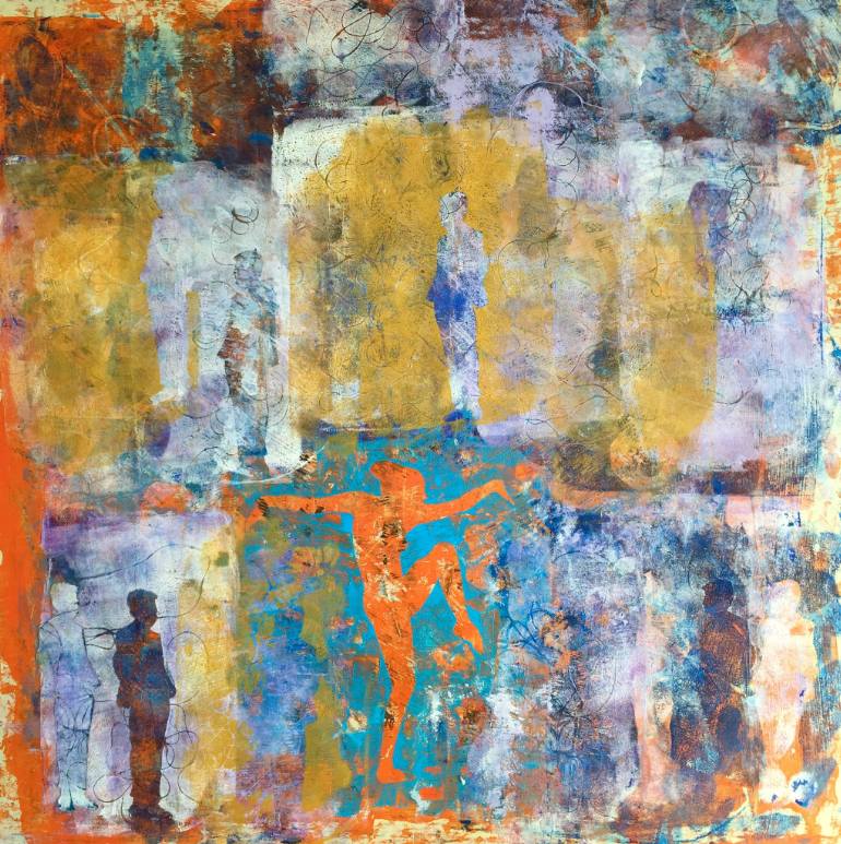 770x773 Saatchi Art Deus Ex Machina Painting By Ingrid Shults - Ex Machina Painting