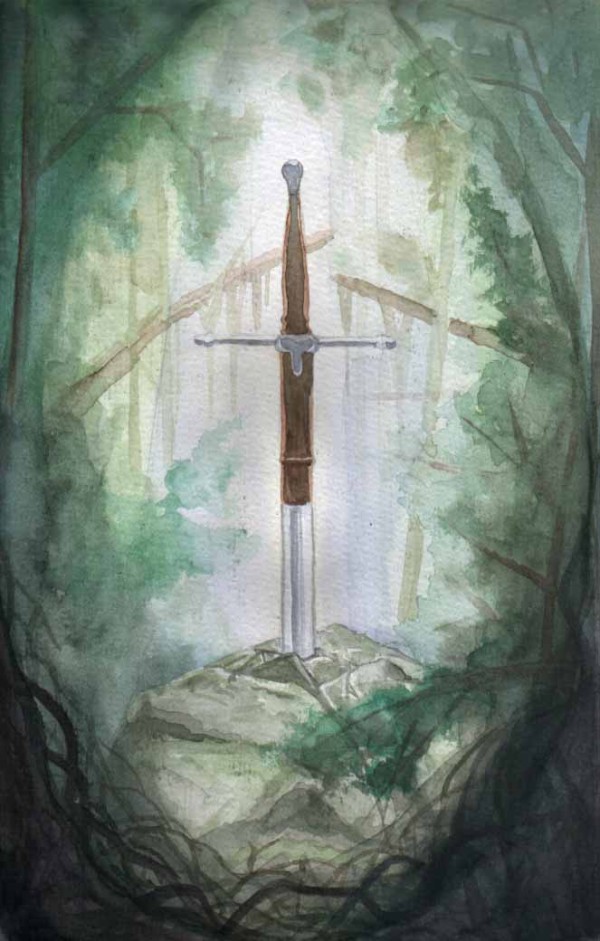 600x941 Excalibur Kingdoms Of Camelot Wiki Fandom Powered By Wikia - Excalibur Painting