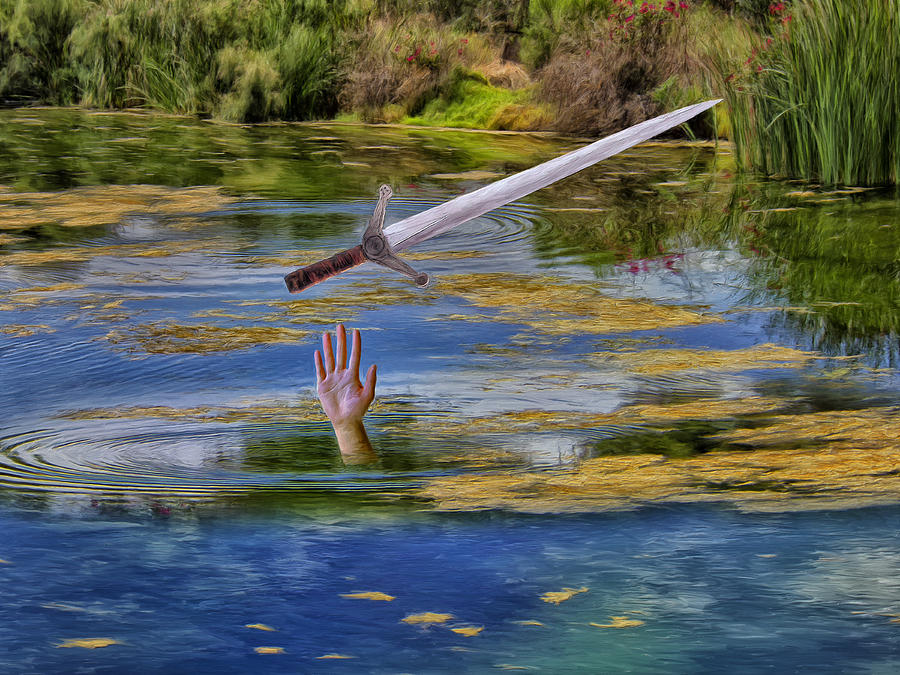 900x675 Excalibur Painting By Dominic Piperata - Excalibur Painting