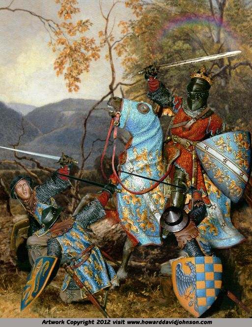 513x666 The Magic Sword Excalibur Artist Howard David Johnson Medieval - Excalibur Painting