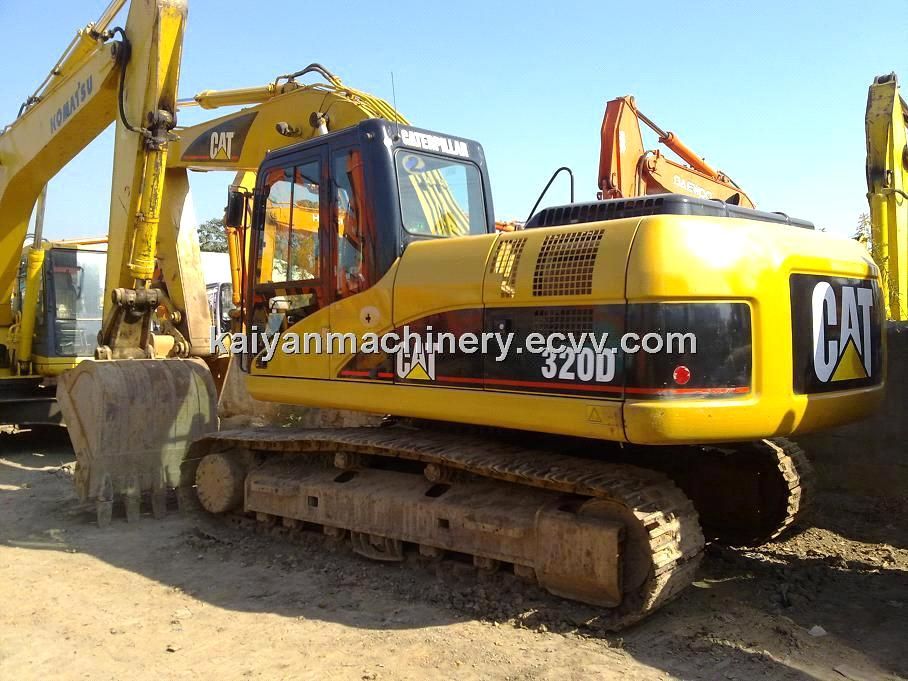 908x681 Origin Japan Used Caterpillar Crawler Excavator 320d Origin Paint - Excavator Painting