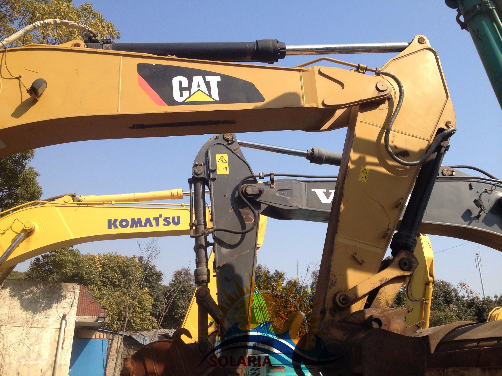 1746x1310 China Original Painting Caterpillar 336d Crawler Excavator Cat - Excavator Painting