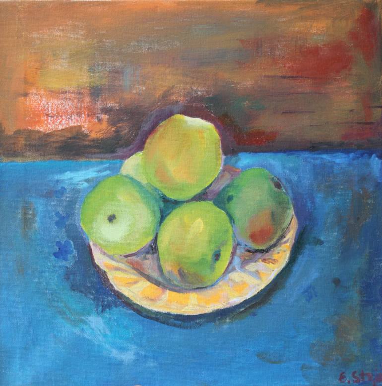 770x779 Saatchi Art Apples - Exclusive Painting