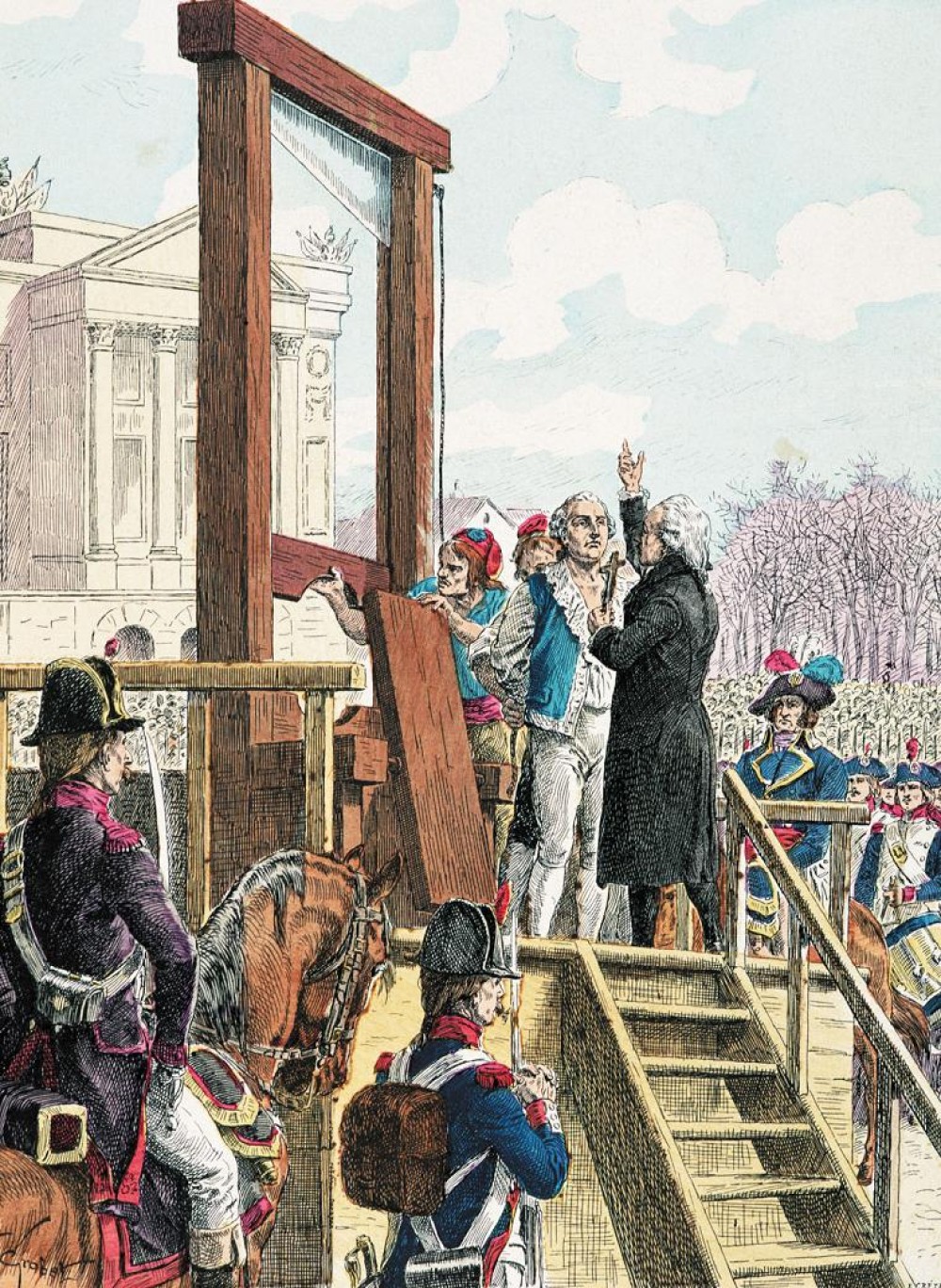1000x1368 The Execution Of King Louis Voices From Russia - Execution Of Louis Xvi Painting