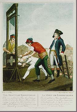251x363 Maximilien Marie Isidore (Robespierre) De Robespierre - Execution Of Robespierre Painting