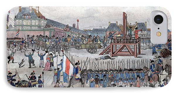 600x327 Maximilien Robespierre Iphone 8 Cases Fine Art America - Execution Of Robespierre Painting