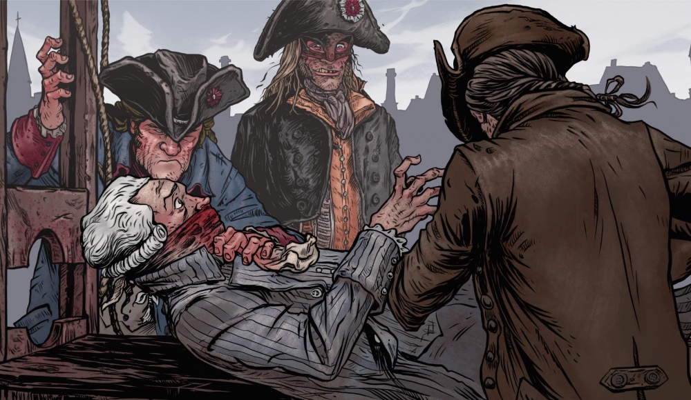 1000x580 The Execution Of Maximilien De Robespierre, July 28, 1794 - Execution Of Robespierre Painting